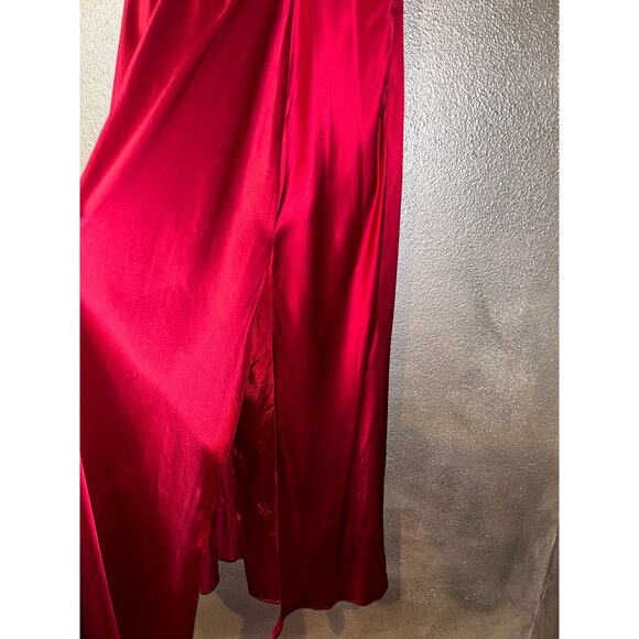 Laundry by Shelli Segal Red One Shoulder Gown 4 Formal Prom Wedding NWT Chic - Picture 4 of 11